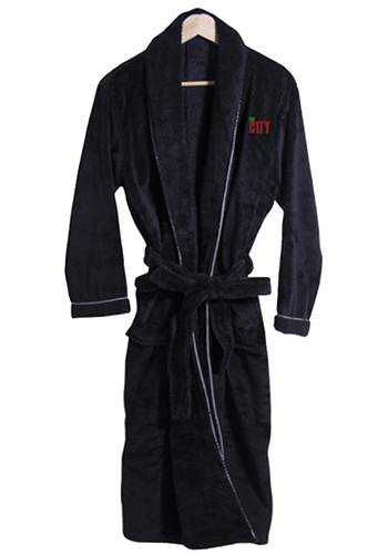 Coral Plush Robes With Trim | 24929