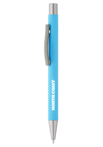 Promotional Cordova Rubber Coated Metal Pens
