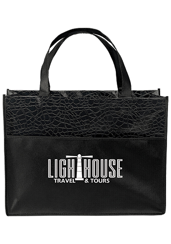 Couture Gloss Laminated Non-Woven Tote Bags | BM39LPBKS1612
