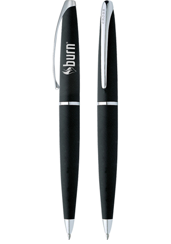 Cross ATX Basalt Black Ballpoint Pens | LE276717