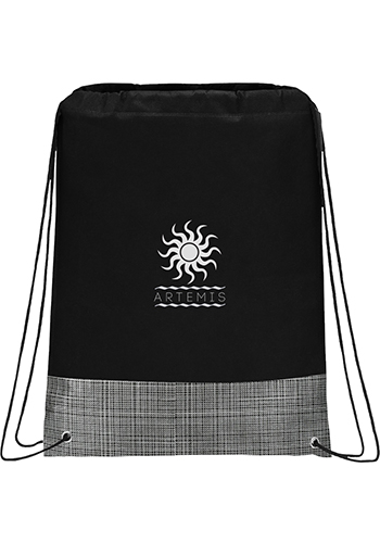 Crossweave Heat Sealed Drawstring Bags | SM5892