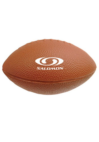 Glitter Foam Footballs 3 x 4.5 3PC (Brown)