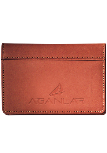Fire Island Sueded Full-Grain Leather Business Card Cases | PLLG9004