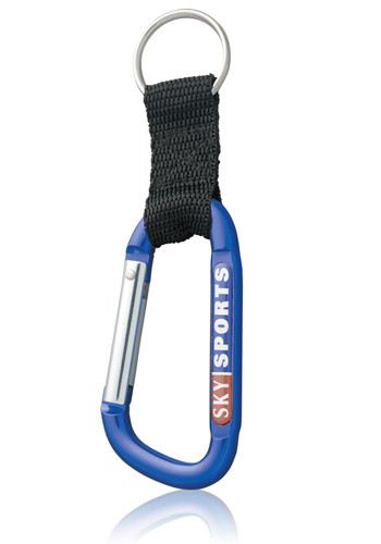 Full Color N-dome Carabiners with Woven Straps | X10256