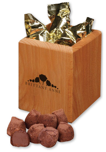 Hardwood Pen & Pencil Cups with Cocoa Dusted Truffles | MRBPC143