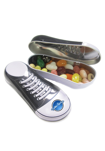 Custom Jelly Belly® Jelly Beans in a Sneaker Tin