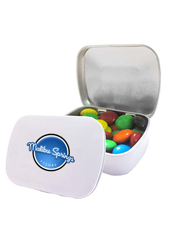 M&Ms in a Domed Tin | CI300MNM