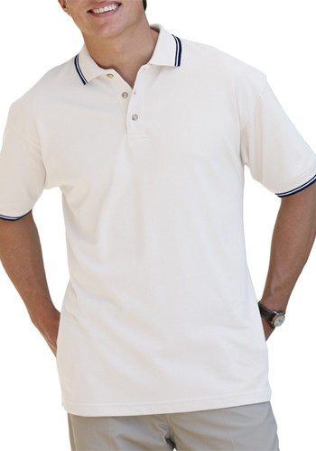 Embroidered Mens Tipped Collar & Cuff Polo Shirts | BGEN7205 - DiscountMugs