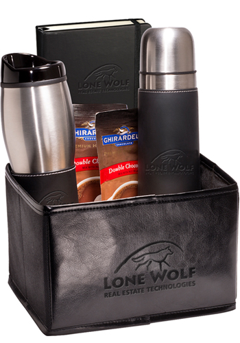 Tuscany™ Stainless Steel Thermos, Tumbler, Journal and Ghirardelli Gift Set |PLLG9326
