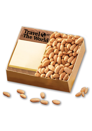 Walnut Post-it Note Holders with Choice Virginia Peanuts | MRWNH111