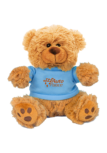 Promotional 6 in. Plush Teddy Bear with Color T-Shirt