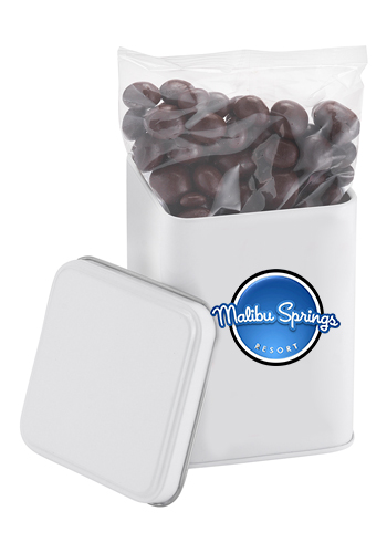 Canister Tins with Dark Chocolate Espresso Beans | CI420DCE