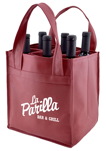 Wholesale Polypropylene Verstile 6 Bottles Wine Bags