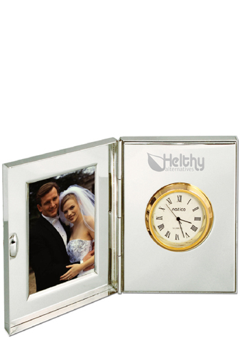 Silver Clock & Picture Frame | NOI10107