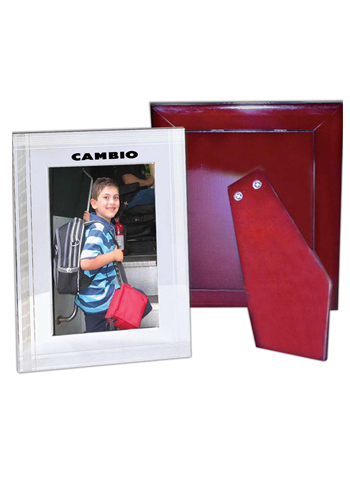 5W x 7H inch Metal Photo Frames with Wood Back | NOI60M2260