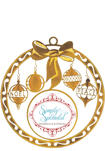 Bow Bright Brass Holiday Ornaments | SISLXM18