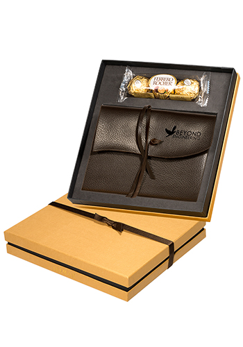 Ferrero Rocher Chocolates & Leather Journal Gift Set | PLLG9226