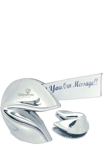 Silver Hinged Fortune Cookies | NOI602700