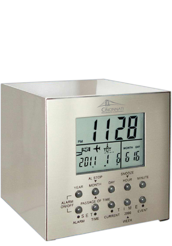 Stainless Steel Cube Countdown Clocks | NOI10809