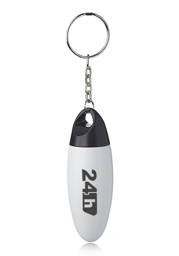 Customized Dallas Plastic Pill Bottle Keychains