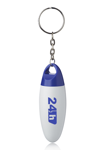 Customized Dallas Plastic Pill Bottle Keychains