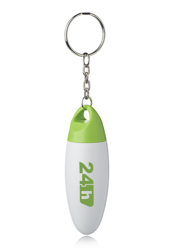 Custom Dallas Plastic Pill Bottle Keychains