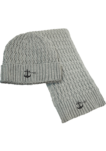Beanie and Scarves Set