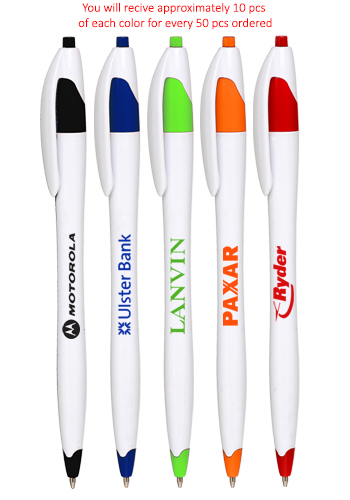 Ballpoint Pens in Assorted Colors