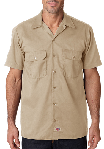 Custom Dickies Men's Short-Sleeve Work Shirts | 1574 - DiscountMugs