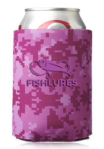 Digital Pattern Foam Can Coolers