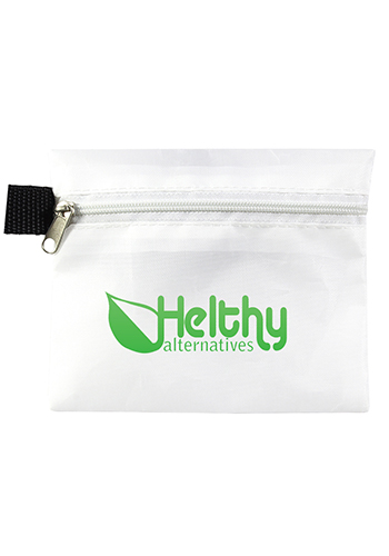 13 Piece On The Go First Aid Polyester Zipper Pouches | IV5230