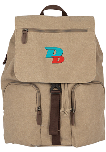 Double Barrel Canvas Backpack | SUSD22803