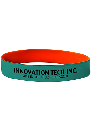 Dual Layered Color Coat Wristband | IDWDL34
