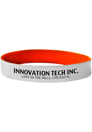 Dual Layered Color Coat Wristband | IDWDL34