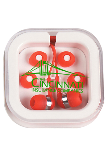 Wholesale Ear Buds in Protective Travel Case