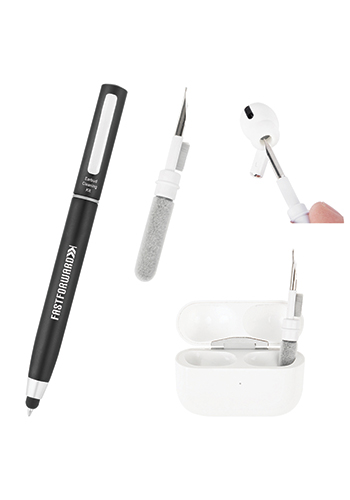Promotional Stylus Pen with Earbud Cleaning Kit