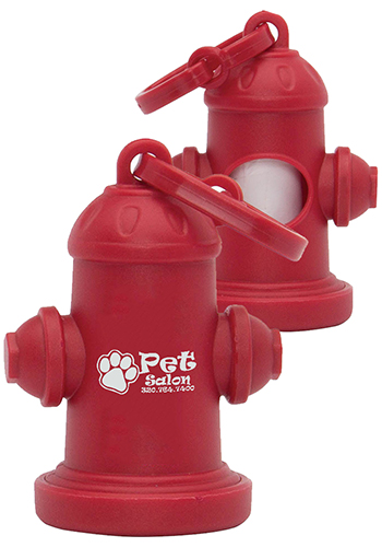 Customized Fire Hydrant Pet Waste Bag Dispensers