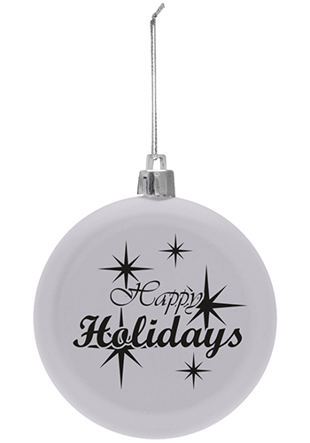 Wholesale Flat Round Ornaments | IL1791 - DiscountMugs