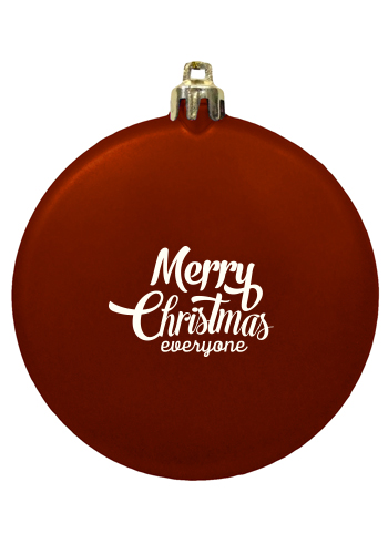 Personalized Flat Shatterproof Ornaments | GBORNTF - DiscountMugs