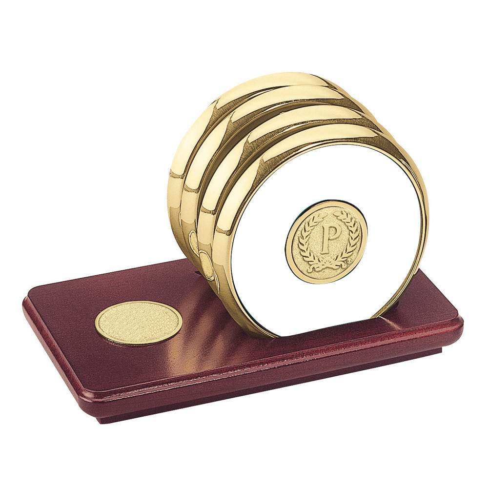 Jaffa Four Coasters with Solid Cherry Stand | X10561