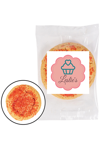 Customized Fresh Beginnings Individually Wrapped Sugar Cookie
