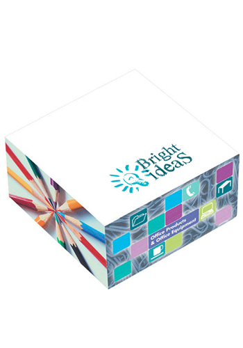 Full Color Souvenir Adhesive Cubes | BGSNC3B