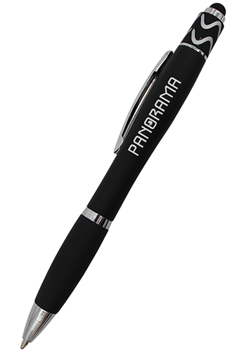 Promotional Halcyon® Silhouette Spin Top Pen with Stylus