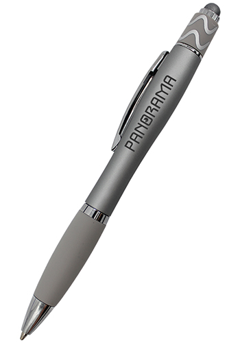 Promotional Halcyon® Silhouette Spin Top Pen with Stylus