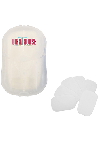 Hand Soap Sheets In Compact Travel Case| X20349