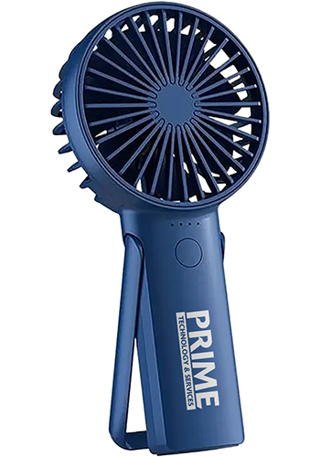 Handheld Desk Fan with Stand & Detachable Cover