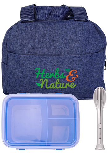Handy Heathered Lunch To Go Set
