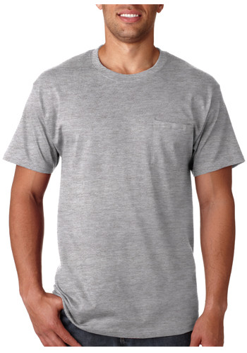 Tagless T-shirts with Pocket
