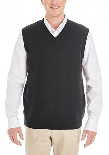 Harriton Men's Pilbloc V-Neck Sweater Vests | M415
