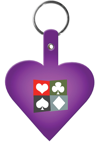 Heart Flexible Key Tags | EM522